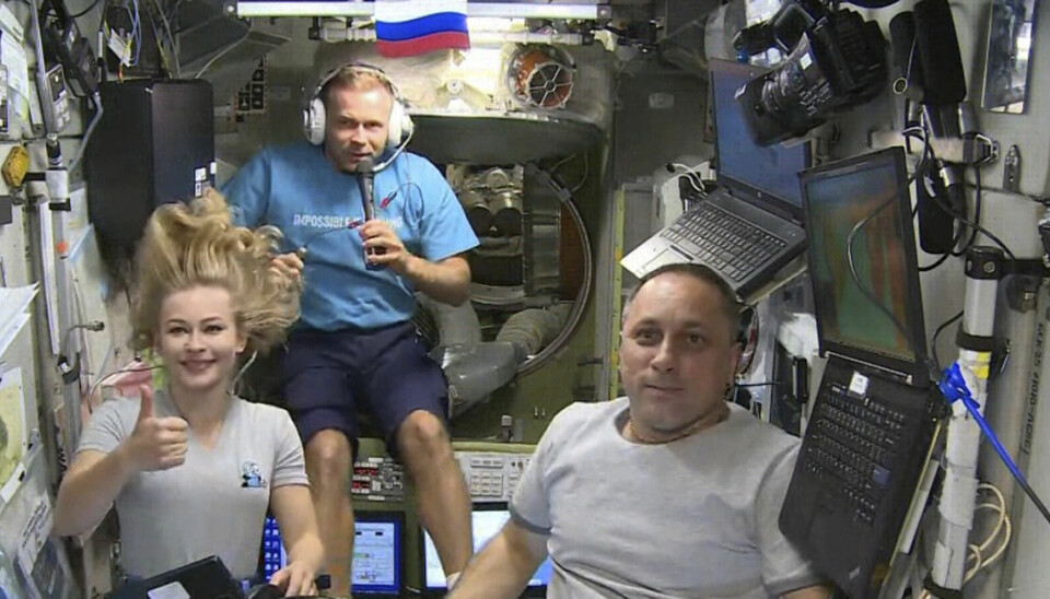 Russiske romfarere er tilbake på jorda etter opphold på romstasjonen. (Roscosmos Space Agency via AP, File)