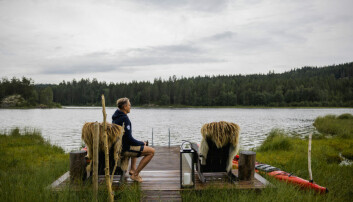 USJENERT: Da Halvor Bakke overtok hytta, fikk han bygget en brygge nede ved vannet. Her er det langt til nærmeste hyttenabo.Foto: Jil Yngland / NTB USJENERT: Da Halvor Bakke overtok hytta, fikk han bygget en brygge nede ved vannet. Her er det langt til nærmeste hyttenabo.Foto: Jil Yngland / NTB