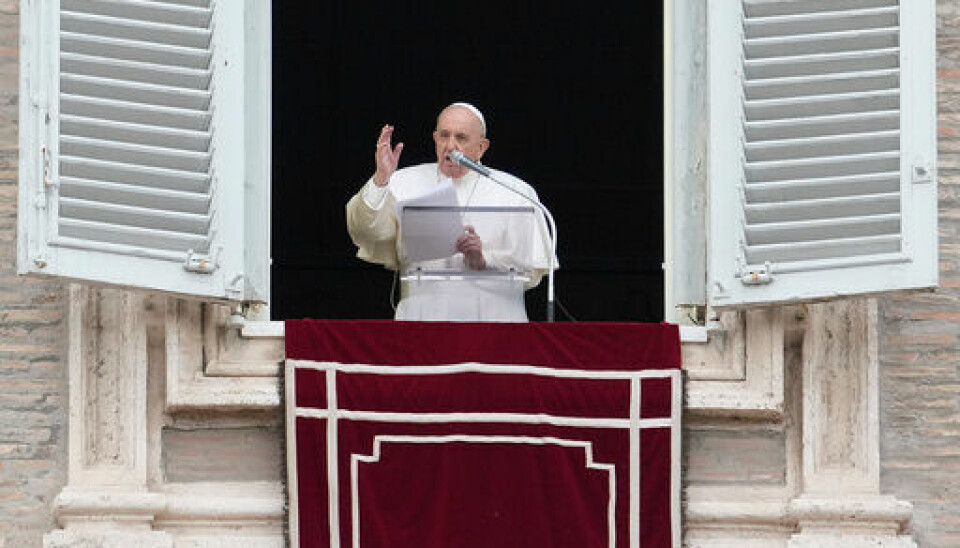 Pave Frans skal til Hellas kommende helg. Foto: Gregorio Borgia / AP / NTB