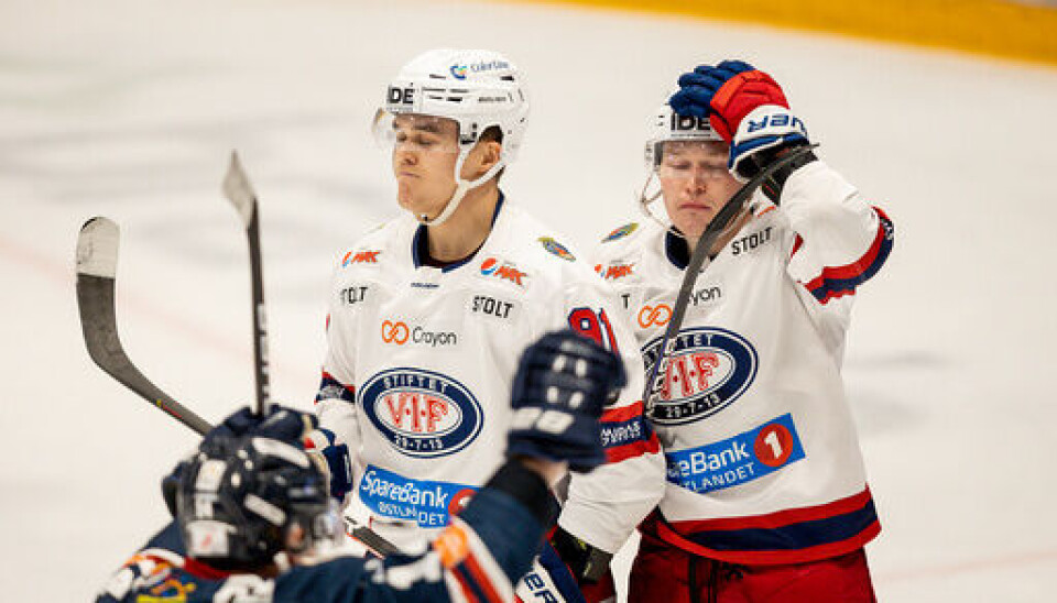 Vålerengas eliteseriestall i ishockey er i karantene etter en positiv koronaprøve. Foto: Beate Oma Dahle / NTB