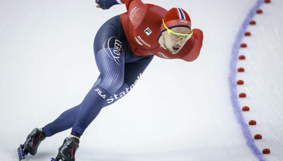 Allan Dahl Johansson tok bronsen på 1500 meter under EM i Heerenveen søndag. Foto: The Canadian Press via AP / NTB