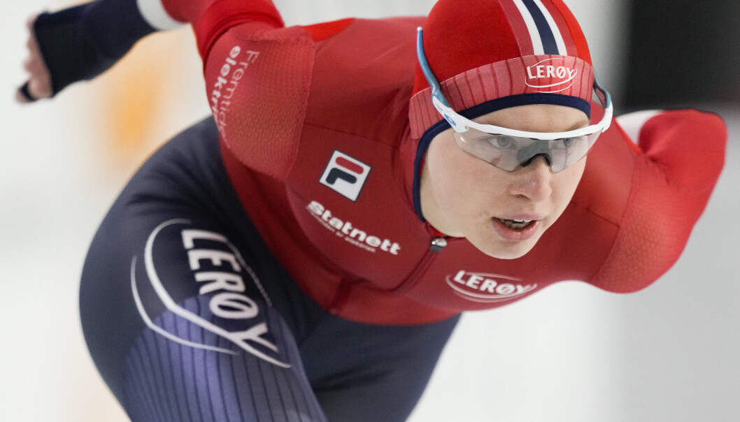 Ragne Wiklund var med på et norske laget som tok sølv på lagtempoen under skøyte-EM. Foto: Peter de Jong / AP / NTB Ragne Wiklund var med på et norske laget som tok sølv på lagtempoen under skøyte-EM. Foto: Peter de Jong / AP / NTB
