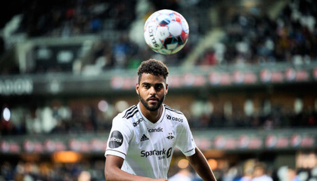 Emil Konradsen Ceïde under eliteseriekampen mellom Rosenborg og Sandefjord på Lerkendal i oktober i fjor. Foto: Ole Martin Wold / NTB Emil Konradsen Ceïde under eliteseriekampen mellom Rosenborg og Sandefjord på Lerkendal i oktober i fjor. Foto: Ole Martin Wold / NTB