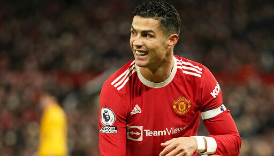 Manchester Uniteds Cristiano Ronaldo spiller trolig mot Aston Villa. Foto: Dave Thompson / AP / NTB