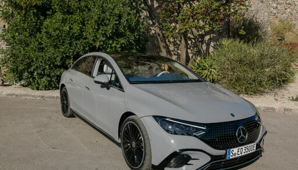 MER EQ: Mercedes EQE blir den elektriske versjonen av E-klasse. Foto: Produsenten