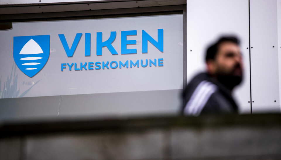 Oslo 20220131. Viken fylkeskommune logo.Foto: Javad Parsa / NTB