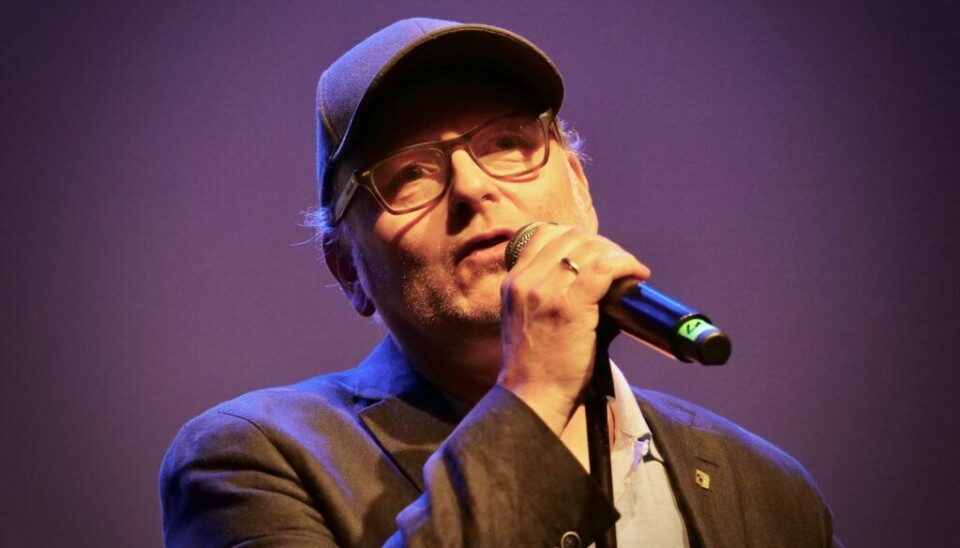 Leif Anderse Wentzel, bruker ikke stemmen bare til sang. Kan er rapp i kjeften også. (Foto: Lasse Olsrud Evensen)