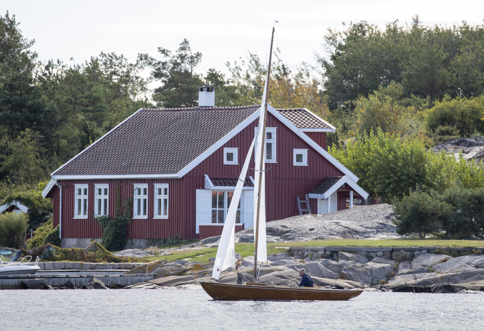 Prisene for sjøhytter har steget med 19 prosent i løpet av første halvår i år. Her i Skjærhalden.