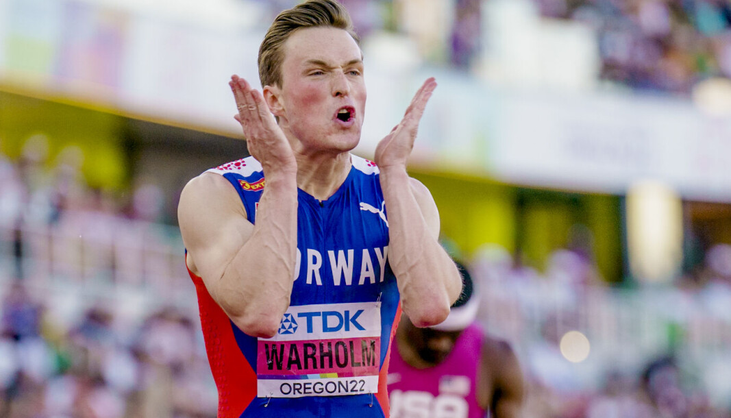 Karsten Warholm før 400m hekk i VM i friidrett 2022 på Hayward Field i Eugene, Oregon. Han droppeer Diamond League og satser alt på EM. Karsten Warholm før 400m hekk i VM i friidrett 2022 på Hayward Field i Eugene, Oregon. Han droppeer Diamond League og satser alt på EM.