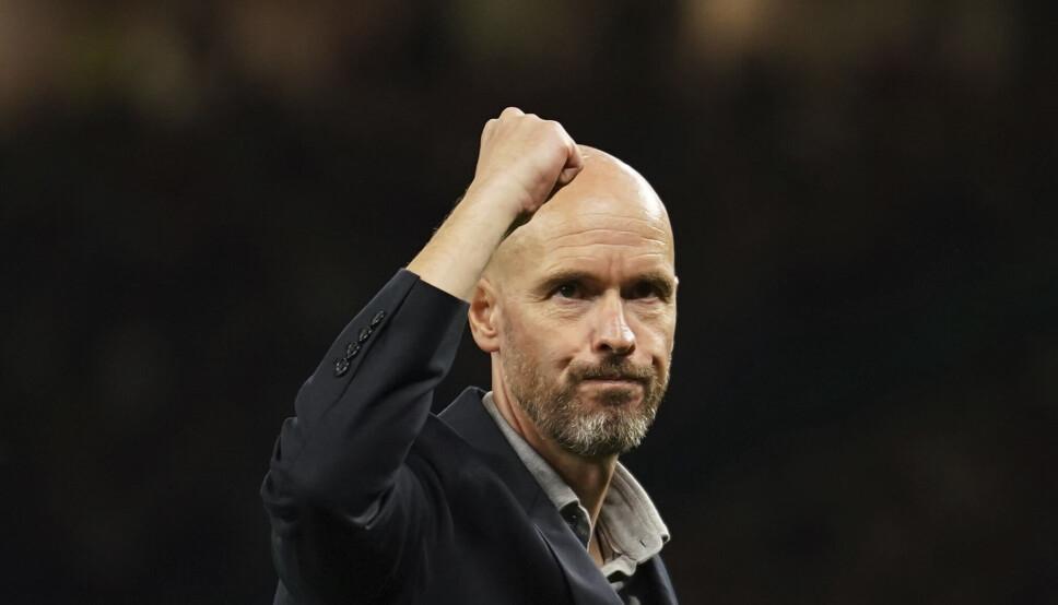 Manchester United-trener Erik ten Hag kaller seieren mot Liverpool et vendepunkt for klubben. Foto: Dave Thompson / AP / NTB