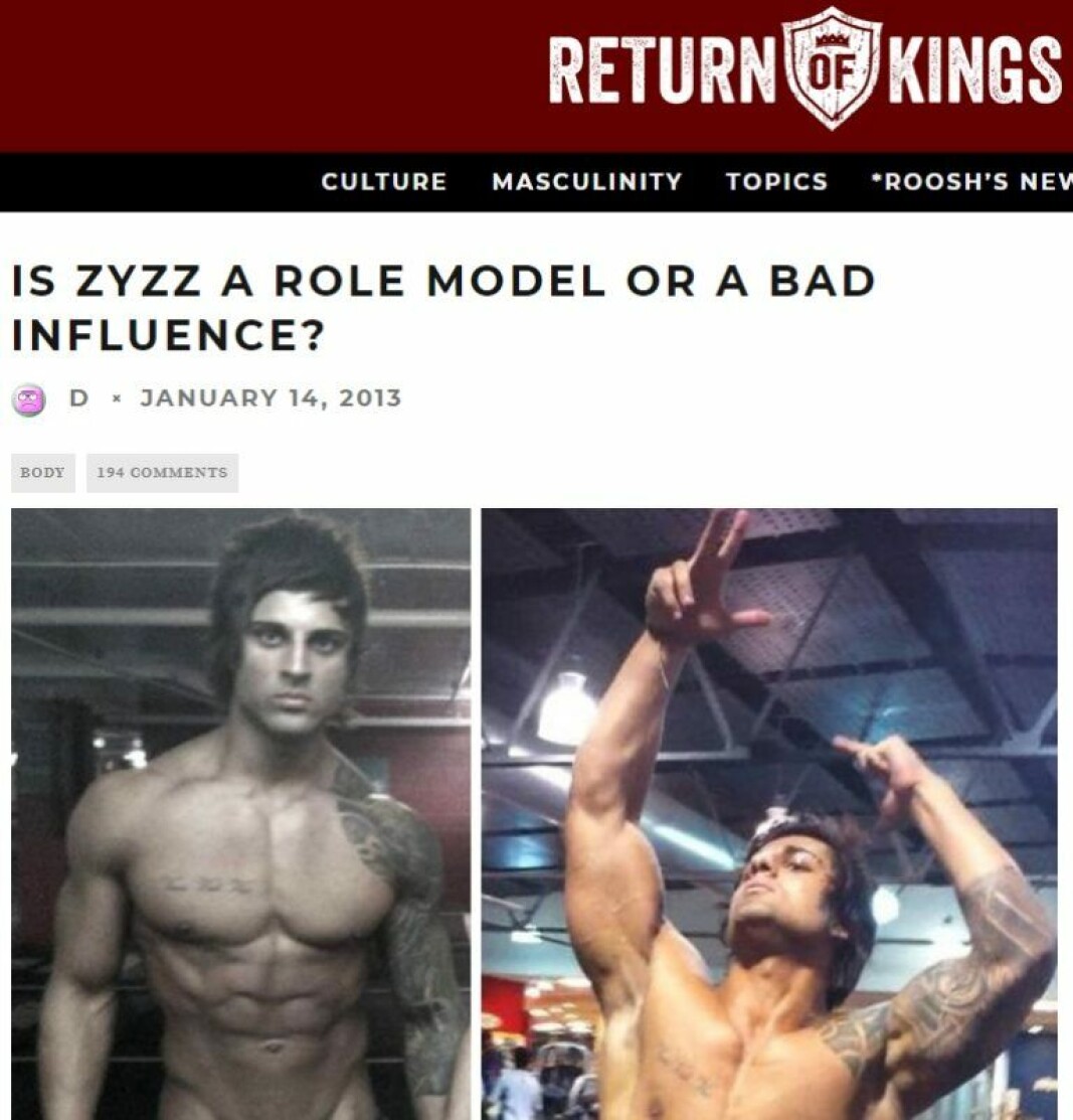 Han døde 22 år gammel, spjælingen som utviklet en superkropp: Zyzz Han døde 22 år gammel, spjælingen som utviklet en superkropp: Zyzz