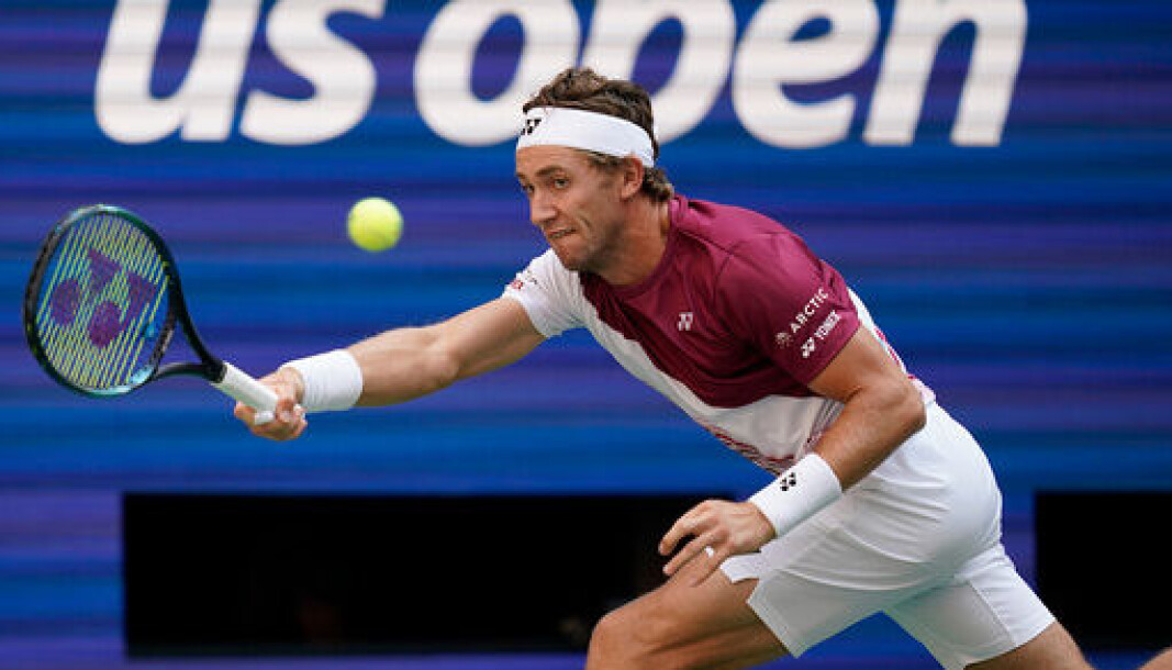 Casper Ruud er i finalen i US Open. En tennis-sensasjon. Foto: Charles Krupa/ AP/ NTB. Casper Ruud er i finalen i US Open. En tennis-sensasjon. Foto: Charles Krupa/ AP/ NTB.