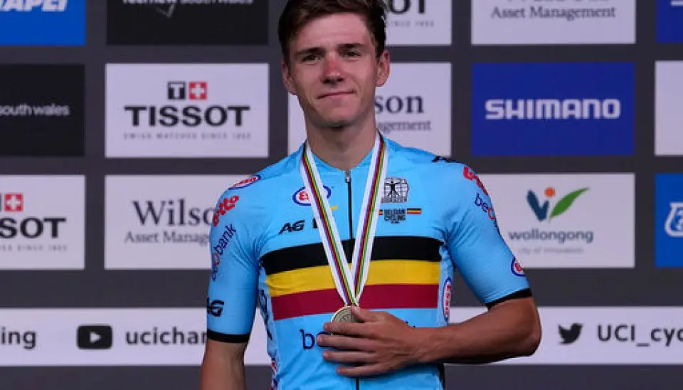 Remco Evenepoel vant landeveisrittet under VM i Australia.Foto: Rick Rycroft / AP / NTB. Remco Evenepoel vant landeveisrittet under VM i Australia.Foto: Rick Rycroft / AP / NTB.