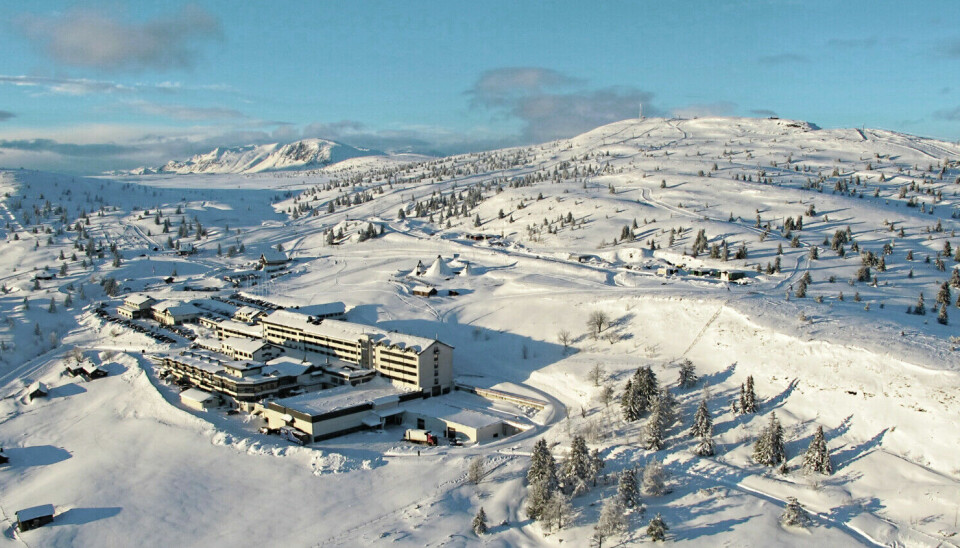 Storefjell resort Hotel på Golsfjellet. Herfra sender Radio-E sitt underhoildningsprogram påskeaften.