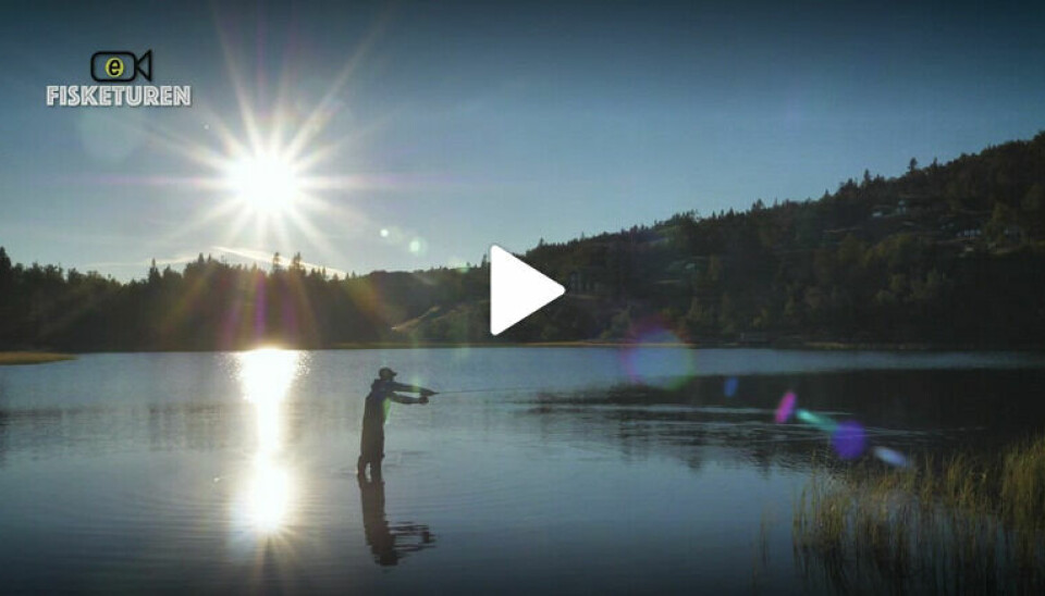 Nydelige bilder fra Gamlestølen under tv-serien 'Fisketuren'.