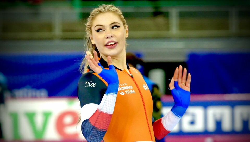 Jutta Leerdam fra Nederland er skøytesportens superkjendis - på sosiale medier.