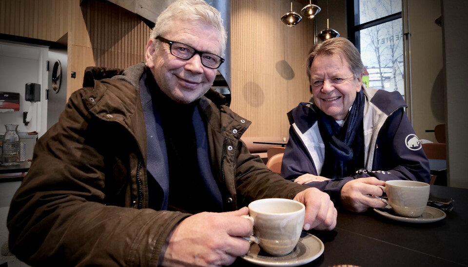 'To eldre menn: om livet' består av Kristian Skullerud og Tom Torkehafen. 'To eldre menn: om livet' består av Kristian Skullerud og Tom Torkehafen.