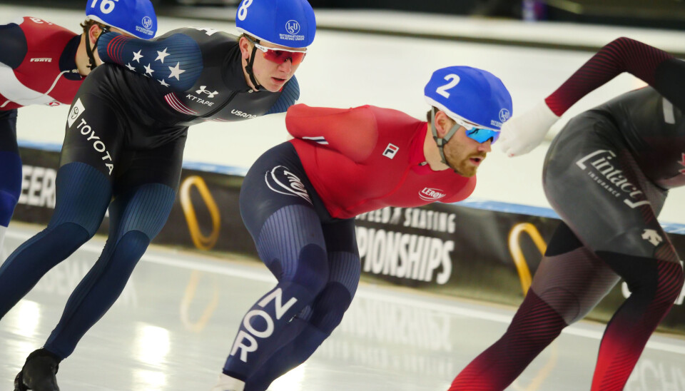 Kristian Ulekleiv ble nummer seks i massestarten under VM på skøyter i Heerenveen.