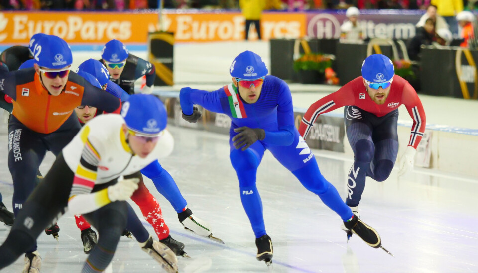 Kristian Ulekleiv brukte samme taktikk som i semifinalen men ble innestengt og samtidig dyttet fra en topp-plassering.