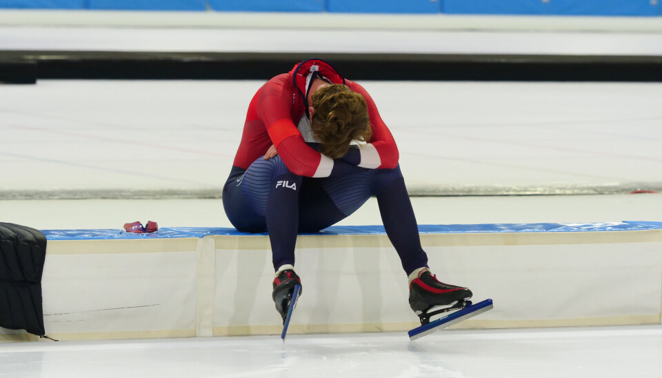 Måtte bryte 10000 meter grunnet sykdom