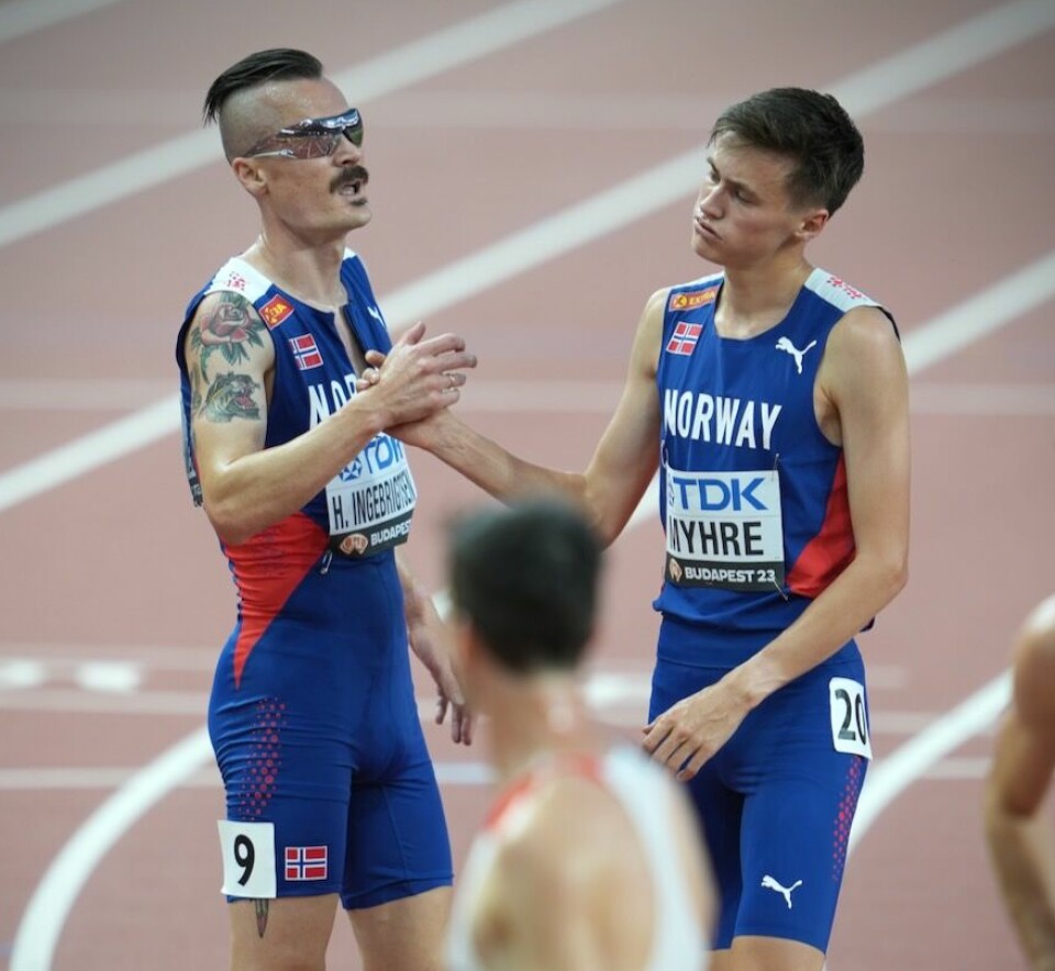 Treningsvennene Magnus Tuv Myhre og Henrik Ingebrigtsen ble begge slått ut i 5000 meter kvalifiseringen.